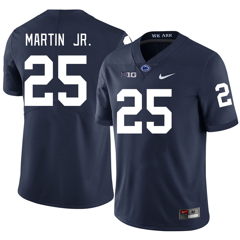 Men #25 Quinton Martin Jr. Penn State Nittany Lions College Football Jerseys Stitched-Navy